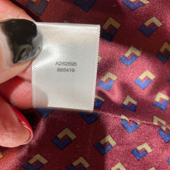 C Wonder Suede Trench Coat Women's Sz 10 Burgundy Red Lined Double Breasted - Picture 4 of 12